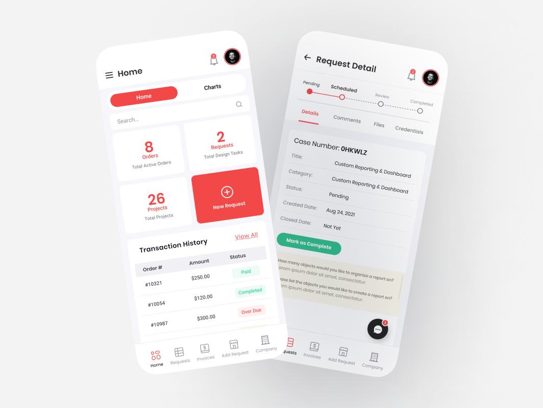 About the Client illustration About the Client illustration